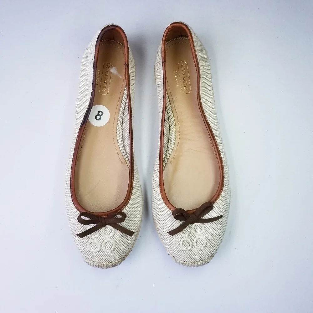 Coach |‎ Bow Tie Espadrille Flats, 8